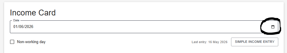 Date picker